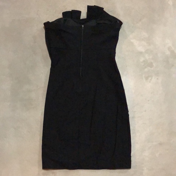 Black Strapless Cocktail Dress - Picture 2 of 10